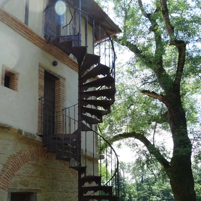 Schody spiralne zewnętrzne